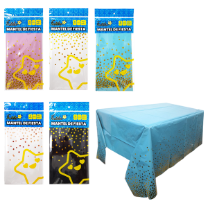 MANTEL DE FIESTA CHISPIADO