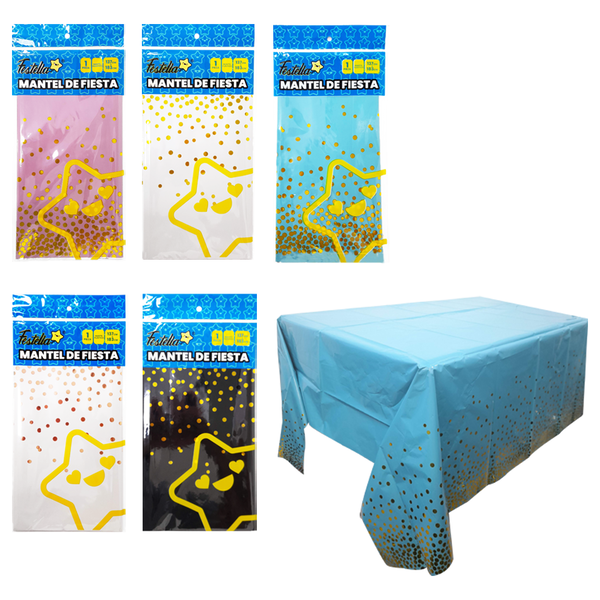 MANTEL DE FIESTA CHISPIADO