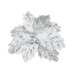 FLOR NAVIDEÑA PLATEADA