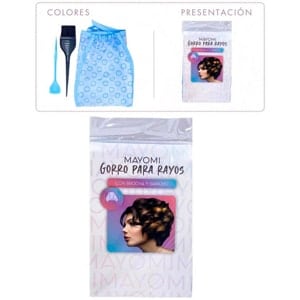 DOC.GORRO PARA RAYOS + AGUJA + BROCHA TINTE BMR-1102