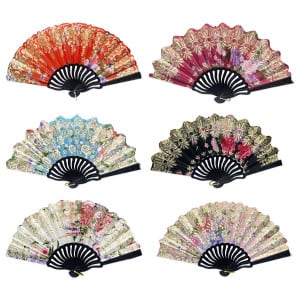 ABANICO ESTAMPADO (PQTX12)