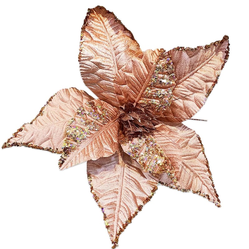 FLOR NAVIDEÑA PALO ROSA