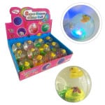 PELOTA DE AGUA CON LUZ Y PATO (CJX12)