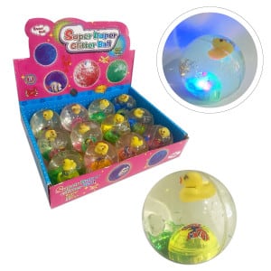 PELOTA DE AGUA CON LUZ Y PATO (CJX12)