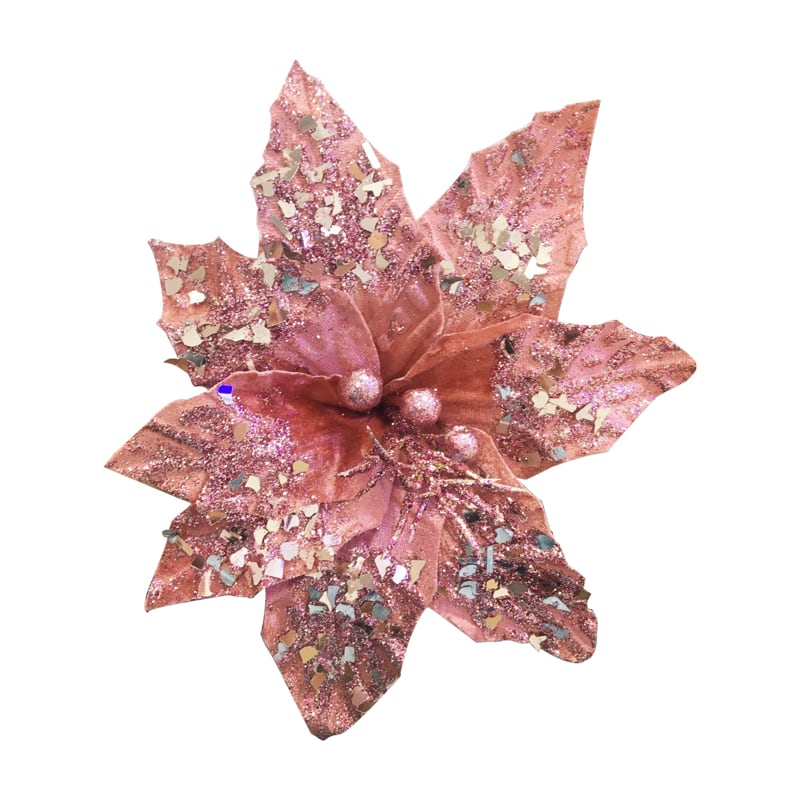 FLOR NAVIDEÑA PALO ROSA