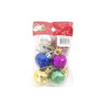 BOLA NAVIDEÑA SURTIDA 3CM X6