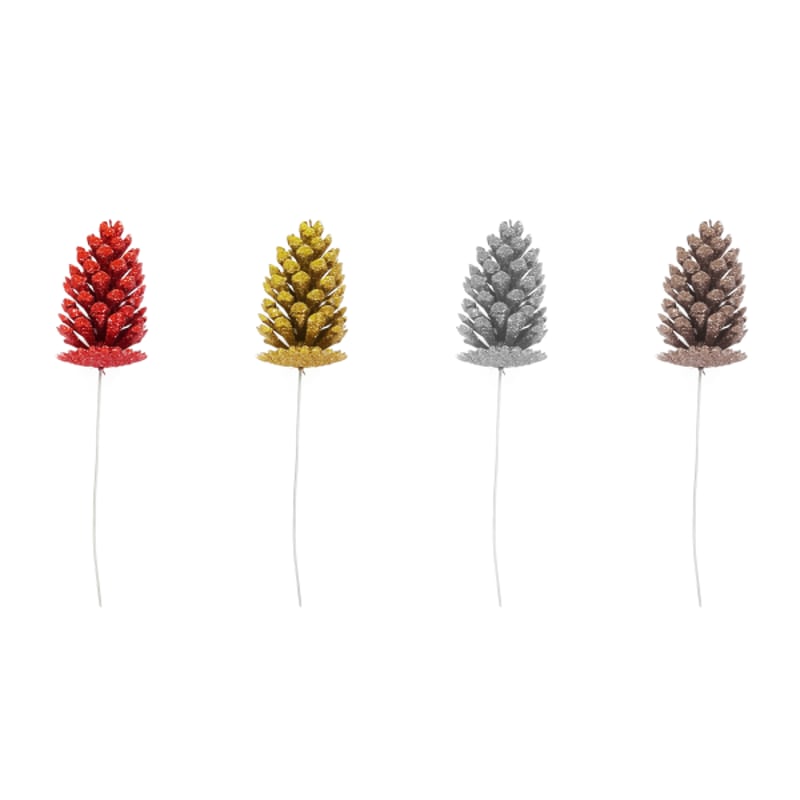 PIN CONO DE PINO NAVIDEÑO (PQTX12)