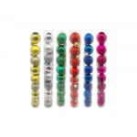 BOLA NAVIDEÑA SURTIDA 4CM X8