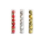 BOLA NAVIDEÑA SURTIDA 3CM X6