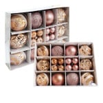 BOLA NAVIDEÑA PALO ROSA 6/3CM X26