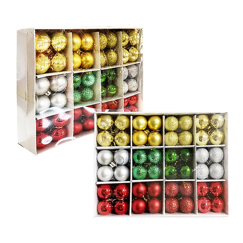 BOLA NAVIDEÑA D-P-R-V 3CM X96