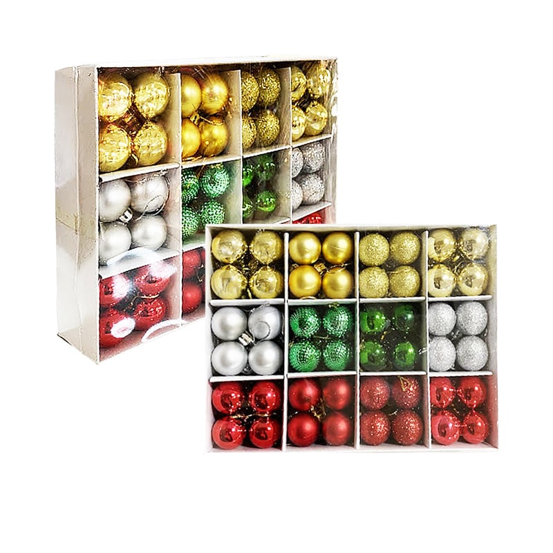 BOLA NAVIDEÑA D-P-R-V 3CM X96