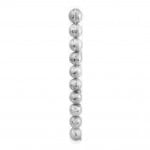 BOLA NAVIDEÑA PLATEADA 6CM X10