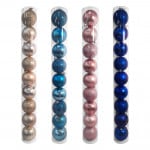 BOLA NAVIDEÑA SURTIDA 8CM X9