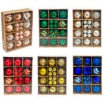 BOLA NAVIDEÑA SURTIDA 6/3CM X26