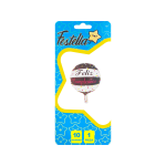 GLOBO FELIZ CUMPLEAÑOS 10"(PQTX25)