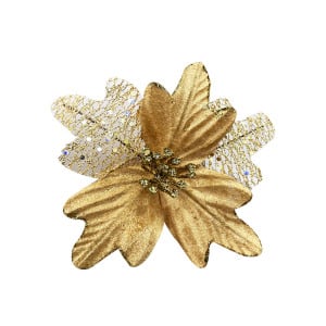 FLOR NAVIDEÑA DORADA(BDJX300)