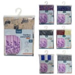 CORTINA DE BAÑO ESTAMPADA TIPO TELA