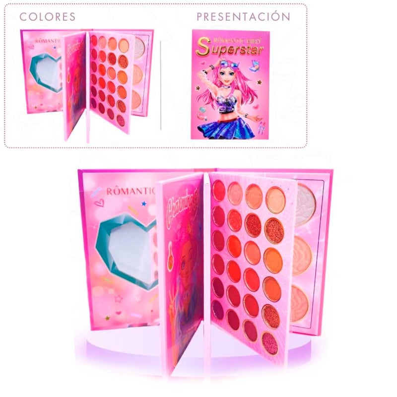 SOMBRA LIBRO ROMANTIC BIRD*60 COLORES 8139