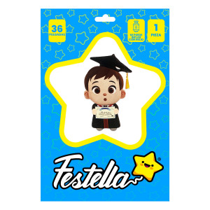 GLOBO MUÑECO GRADO 36"(PQTX25)