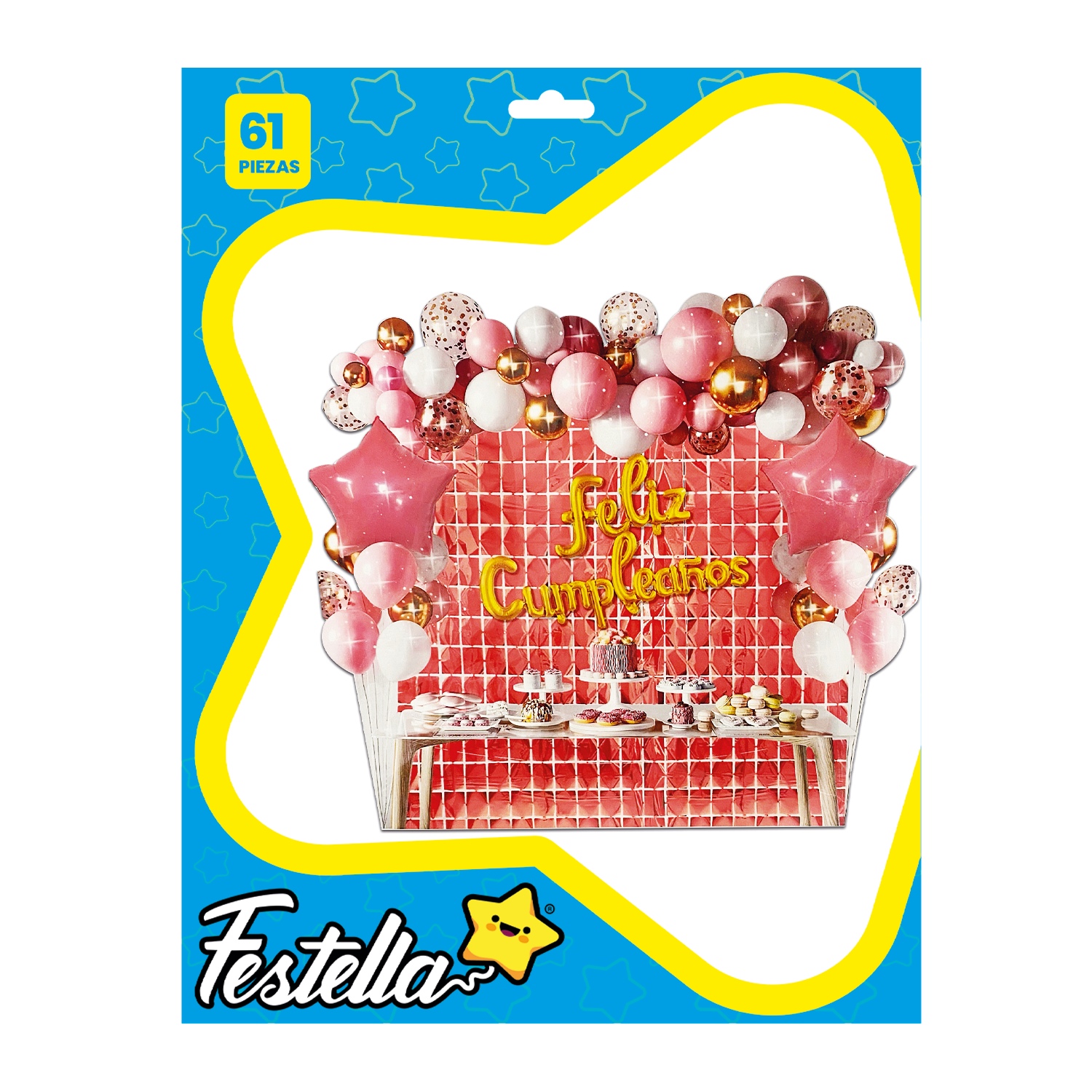 KIT GLOBO FELIZ CUMPLEAÑOS X61