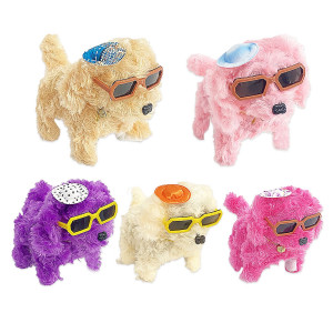 JUGUETE PERRO ELECTRICO CON GAFAS,