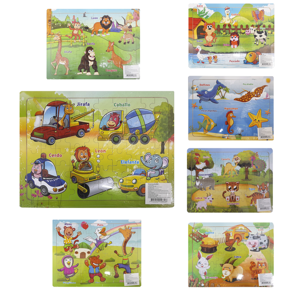 ROMPECABEZA DIDACTICO MADERA