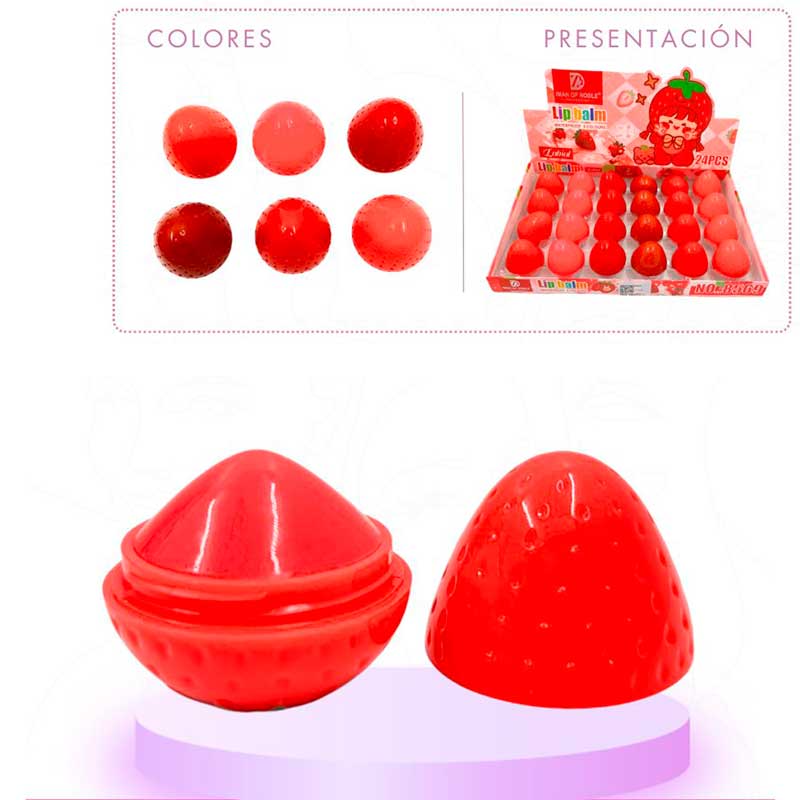 CAJA BALSAMO FRESA IMAN OF NOBLE*24pcs 8569