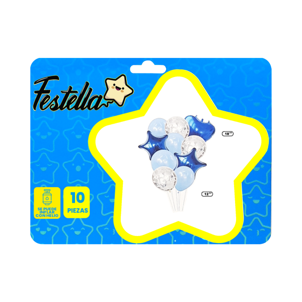 KIT GLOBO SURTIDO X10.(PQTX12)