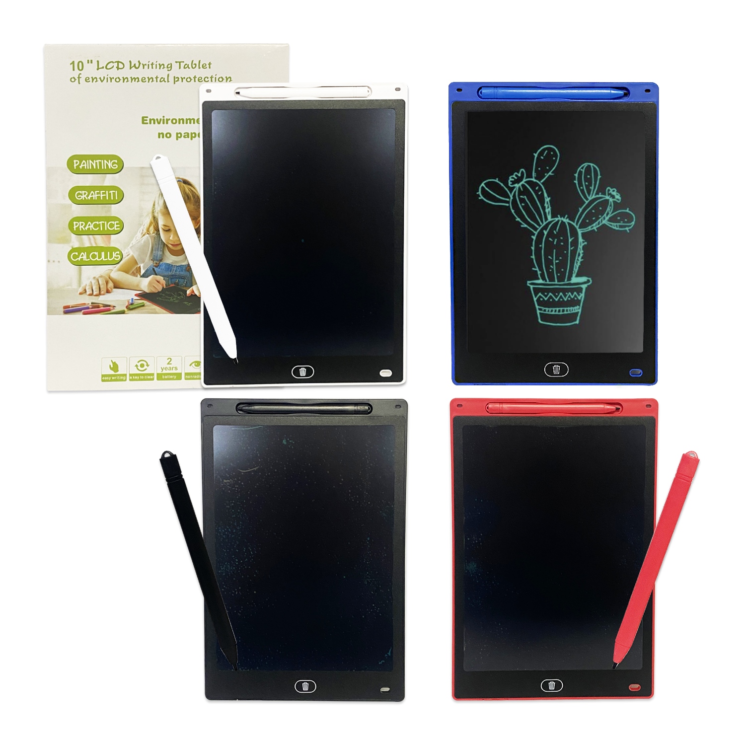 TABLERO DE ESCRITURA LCD MULTICOLOR 10"