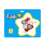 KIT GLOBO CORAZON FELIZ DIA (X6):