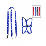 LAZO + PECHERA ESTAMPADO HUESITOS DK-1106 (CRTX12)