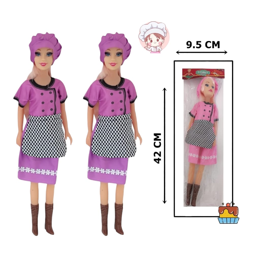 MUÑECA CHEF GD EN BOLSA DK-1362