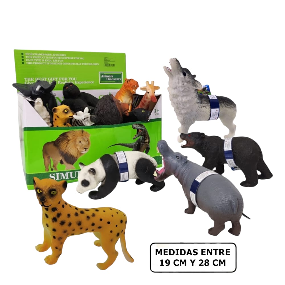 ANIMALES SELVA FINOS  CJX12 DK-1385