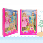MUÑECA+MUÑECO EN CAJA PLAYEROS HS-053A