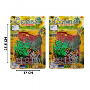 SET MILITAR + ACCESORIOS ENCARTONADO S2580-10