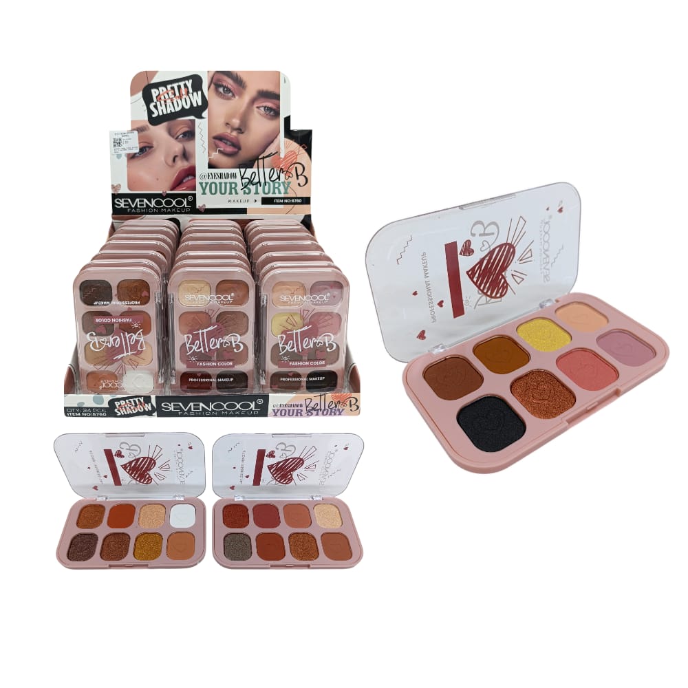 SOMBRA PARA OJOS SEVENCOOL X8 TONOS 6760A (CJX24)