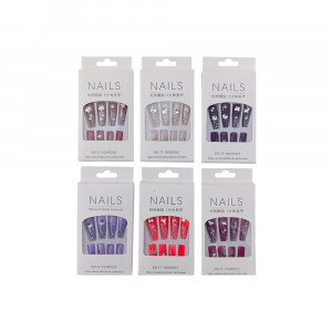 UÑAS DECORADAS NAILS BMR-3255 (PQX12)