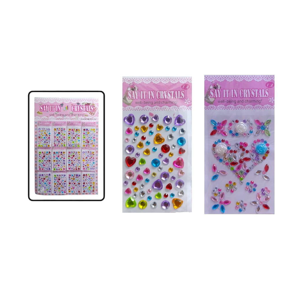 GEMA FACIAL SURTIDA FIGURAS L0097-1-2 (CRTNX12)