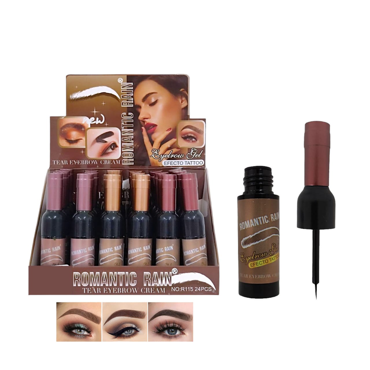 HENNA CEJAS EMPAQUE BOTELLA ROMANTIC R115 (CJX24)