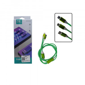 CABLE DE 3 SALIDAS CON LUZ EN CAJA DK-1942 (PQTX12)