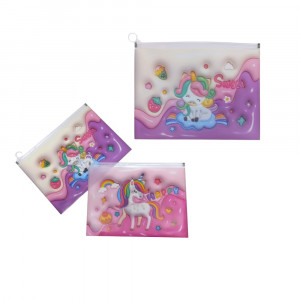 CARPETA ESTAMPADA UNICORNIO DK-2661-3