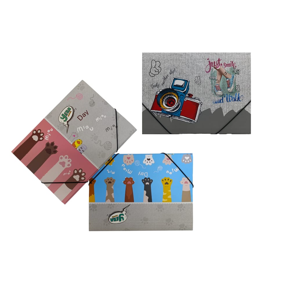 CARPETA FINA ESTAMPADA CAMARA DK-2666 (PQTX12)