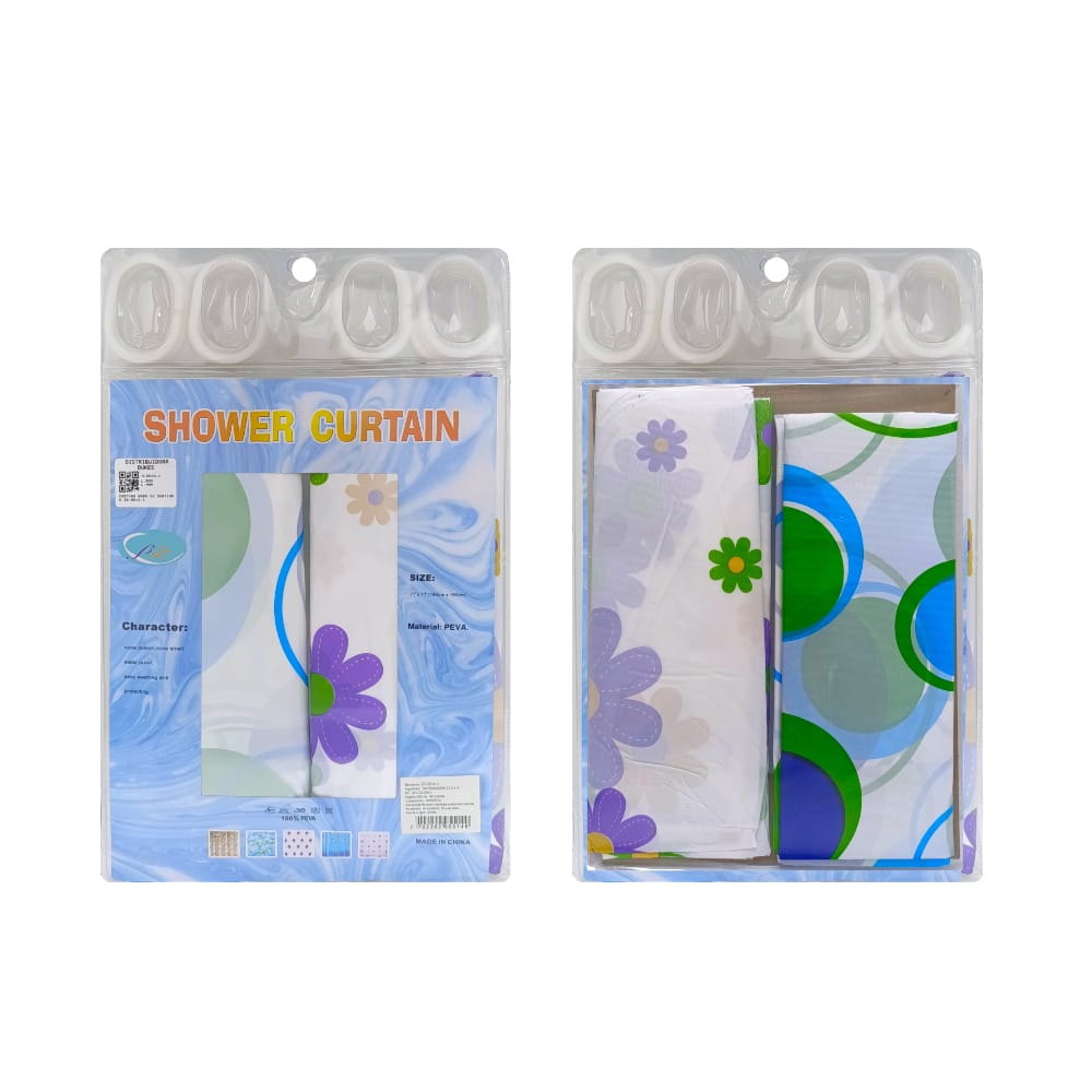 CORTINA BAÑO X2 SURTIDDO 2D-5514-1