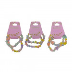 SET PULSERA NIÑA COLORES X2 YG-2014 (PQX12)