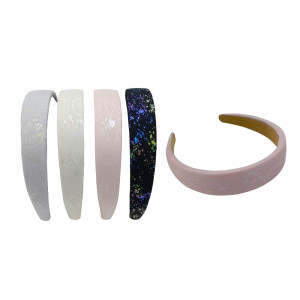 DIADEMA ESTAMPADO BRILLANTE YG-2415 (PQTX12)