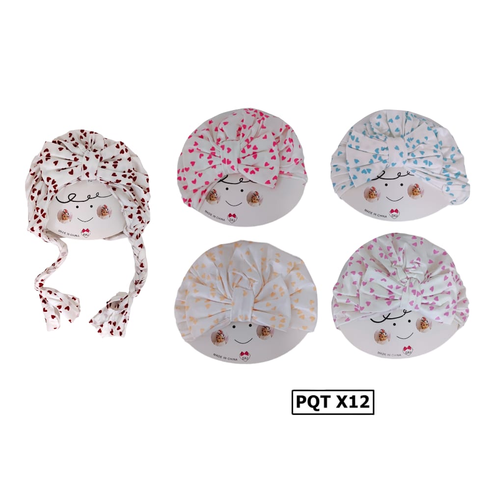 TURBANTE BEBÉ COLORES DK-1251 (PQT X12)