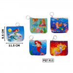 MONEDERO ESTAMPADO SIRENITA DK-1569-8 (PQTX12)
