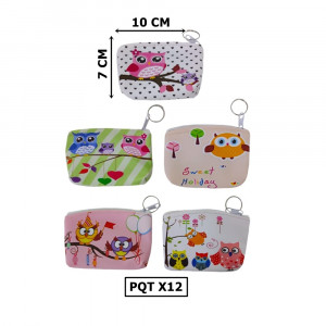 MONEDERO MD ESTAMPADO BUHO DK-1570-1 (PQTX12)