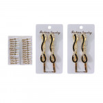 PINZA DE CABELLO RELIEVE DK-1830-3 (PQTX12)